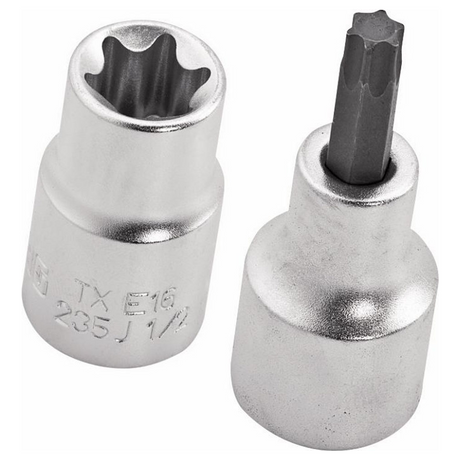 U06010029 - Juego de llaves de vaso TORX USAG 601 1/4-1/2 JTXS16 16 Piezas - Imagen 3