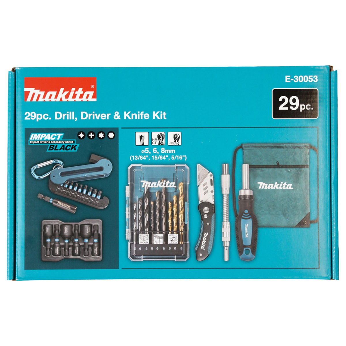 E-30053 - Juego de destornilladores y brocas Makita E-30053 29 piezas - Imagen 3