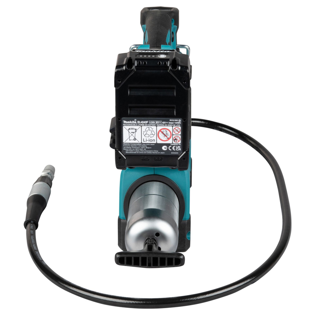 GP001GD201 - Pistola de engrase Makita GP001GD201 XGT 40V 2x2.5Ah - Imagen 4