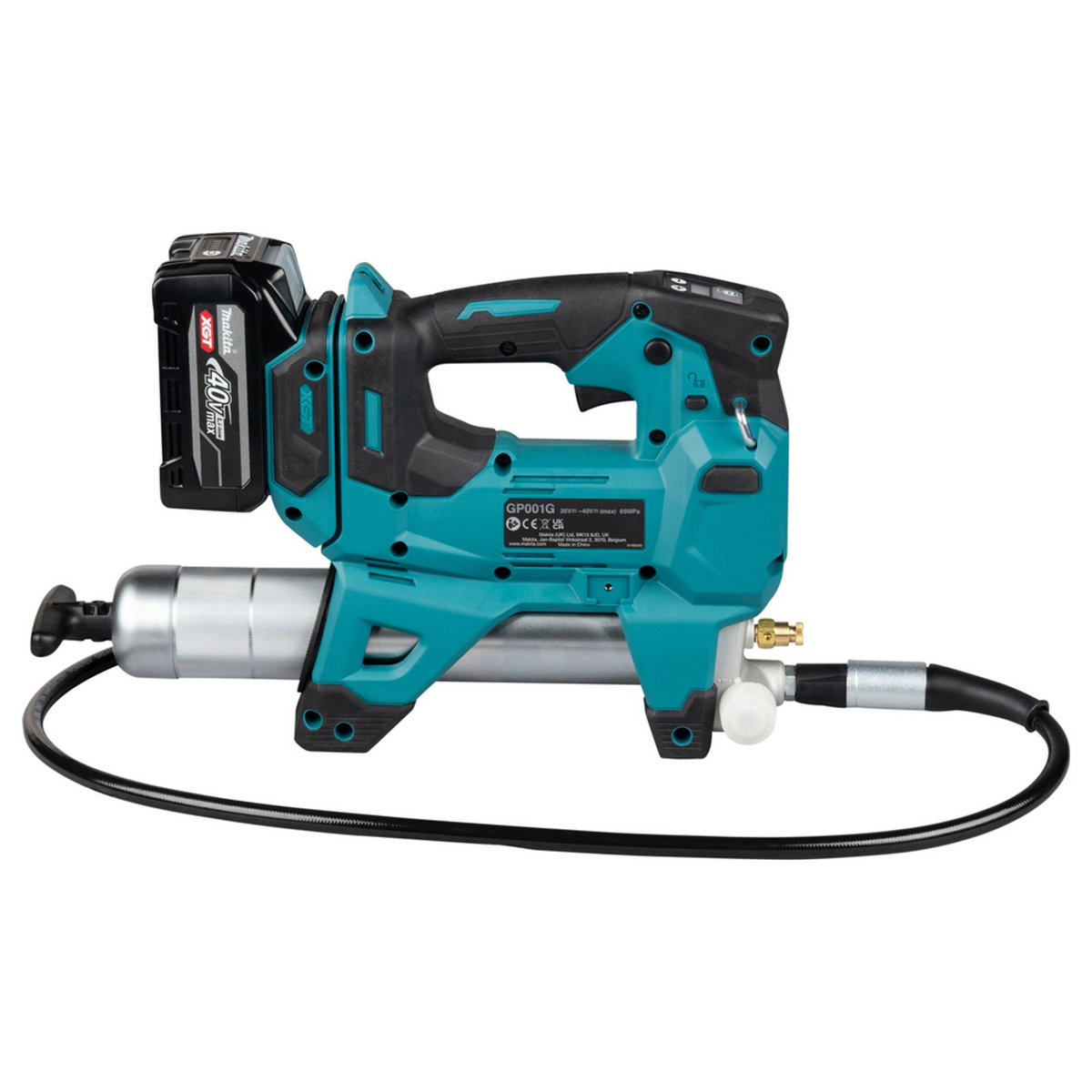 GP001GD201 - Pistola de engrase Makita GP001GD201 XGT 40V 2x2.5Ah - Imagen 6