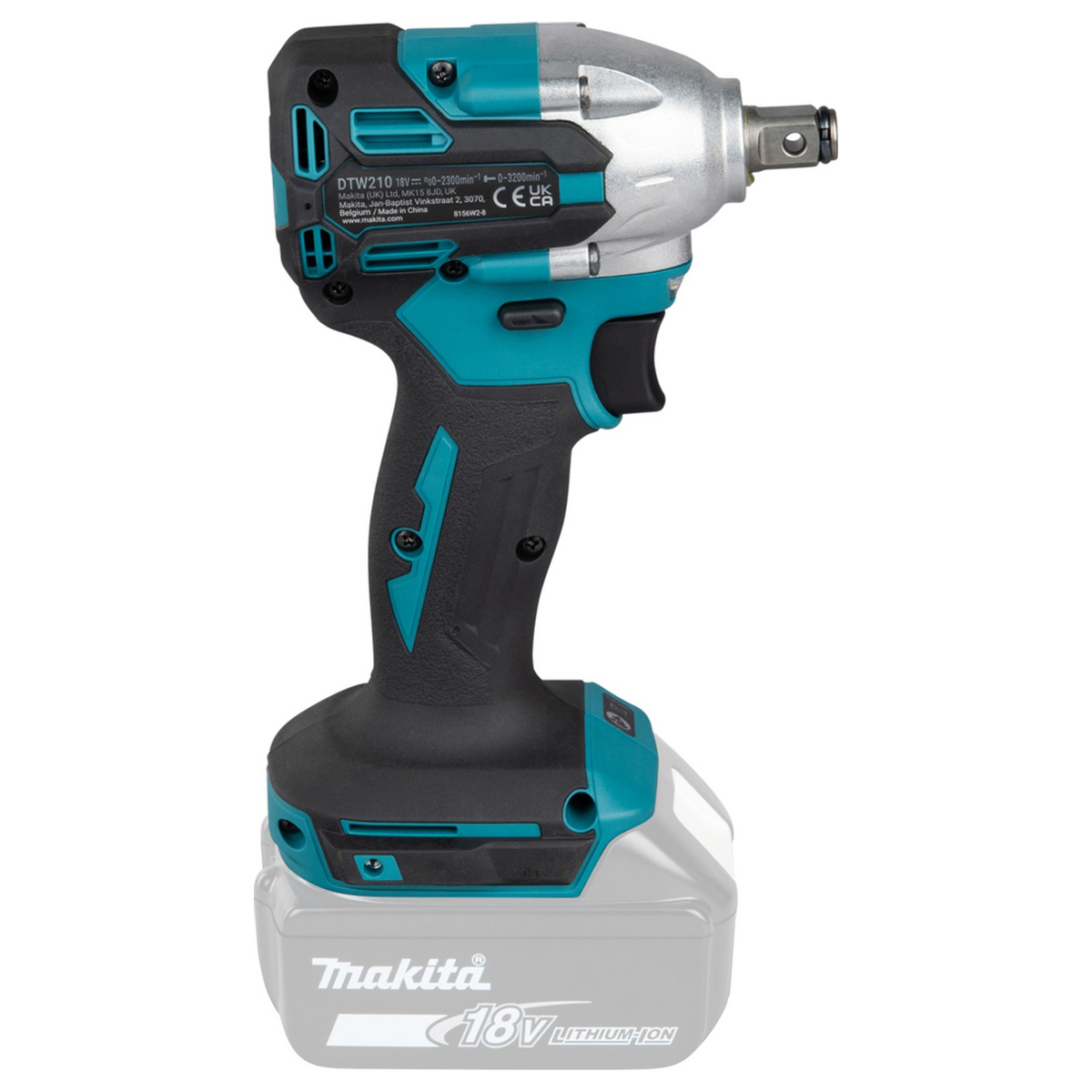 DTW210Z - Llave de impacto Makita DTW210Z 18V 1/2" 250 Nm - Imagen 6