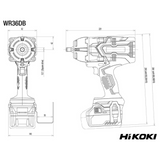 WR36DBW2Z - Llave de impacto HiKOKI WR36DBW2Z de 36 V - Imagen 3