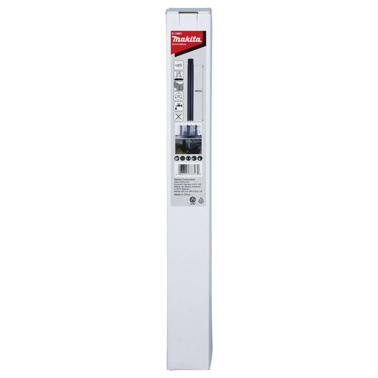 E-19881 - Corona de Diamantes Makita E-19881 52x450mm Húmedo 1-1/4"UNC - Imagen 6