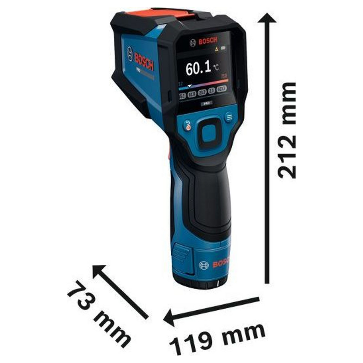0601083A00 - Detector térmico Bosch GIS profesional 12V-700-14 - Imagen 19