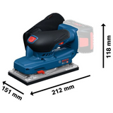 06019R7001 - Lijadora Bosch GSS18V-18 PRO 18V - Imagen 15